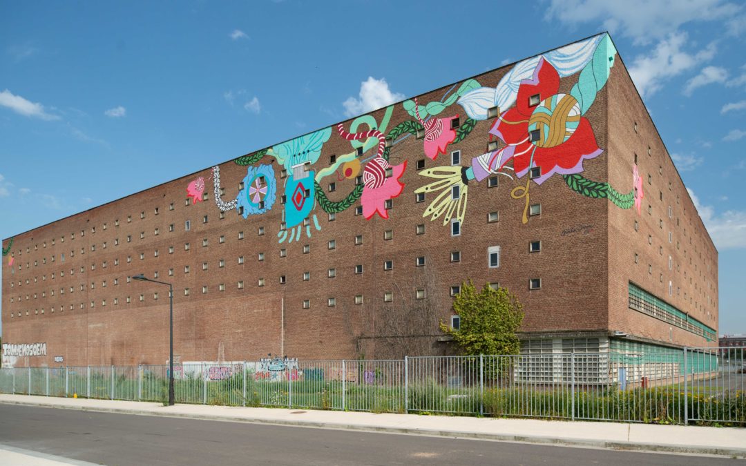 La Lainière-Fresque monumentale- le TIME LAPS de la réalisation